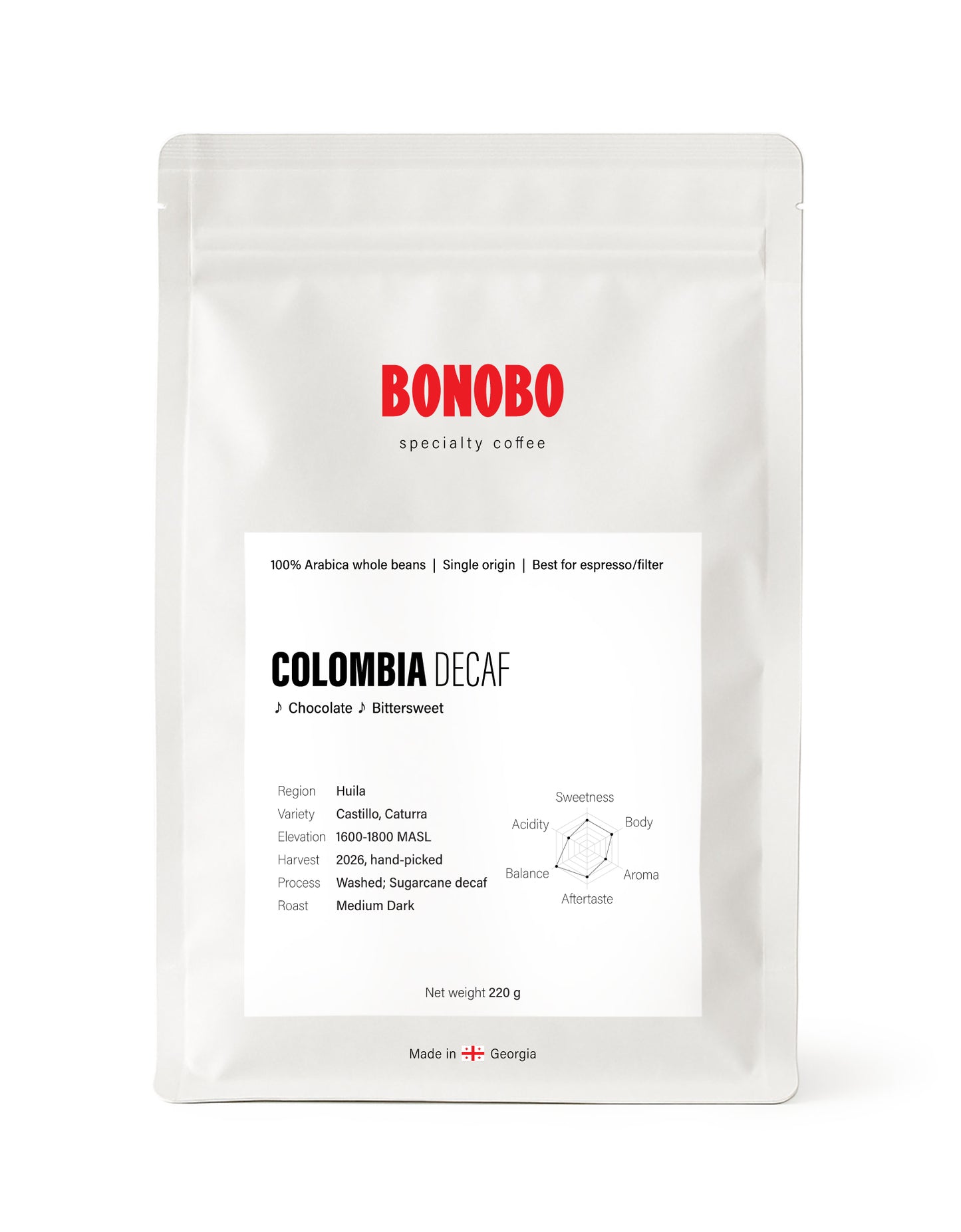 Colombia Decaf Espresso
